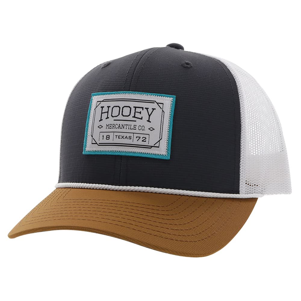 HOOEY Men's Trucker Hat - Adjustable Snapback Cap for Outdoor, Fishing, Hiking & Casual Wear - Stylish & Durable Mesh Back Hat for Men