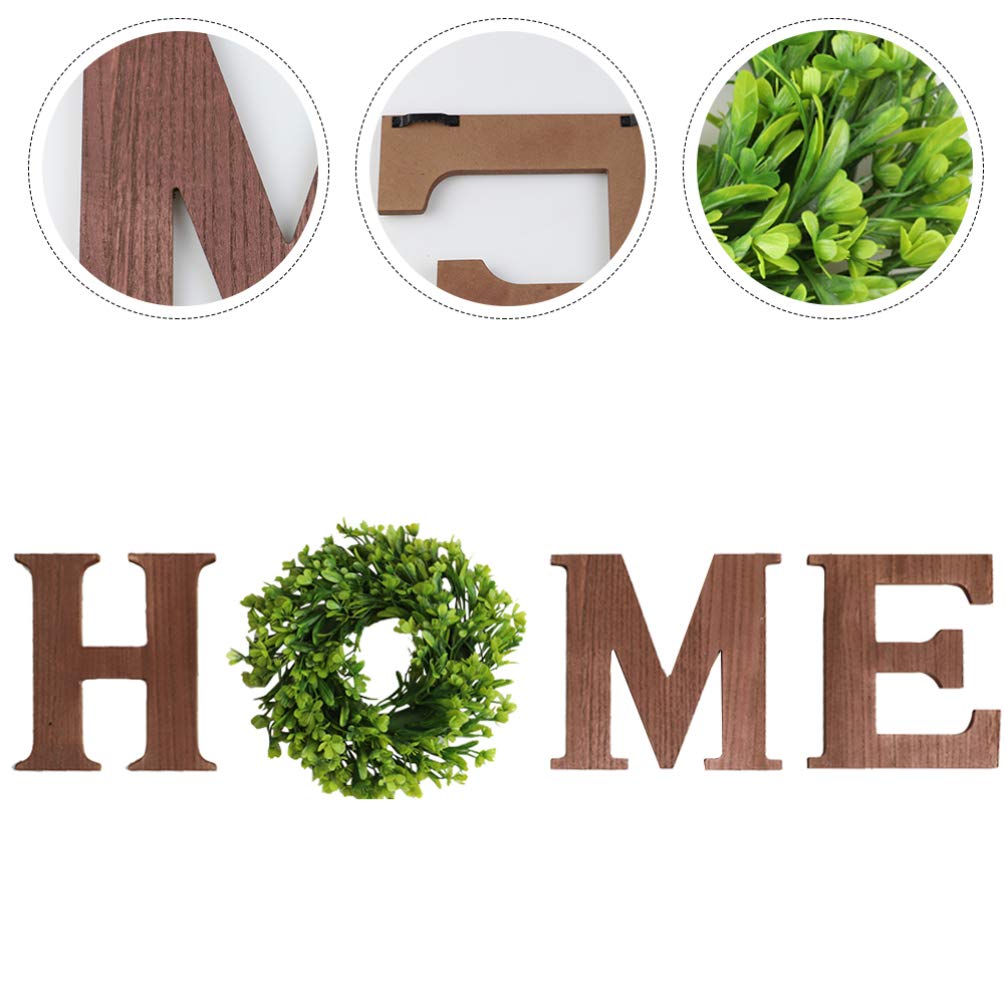 BESPORTBLE Wooden Wall Hanging Decor Set - Handcrafted Home Wall Art Ornament for Living Room, Bedroom & Indoor Decoration - Perfect for Boho, Farmhouse & Rustic Home Decor Styles