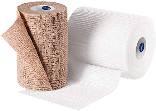 TwoPress - 2 Layer Compression Bandage System for Wound Care & Sports Injuries - 8 Boxes of Self-Adherent Closure Wrap - Ideal for First Aid Kits, Athletic Support & Post-Surgical Recovery