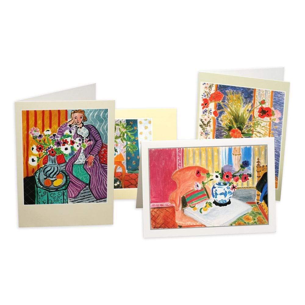 Caspari Matisse Boxed Note Cards - Set of 8 Elegant Greeting Cards with Envelopes | Perfect for Thank You Notes, Birthday Wishes & Special Occasions