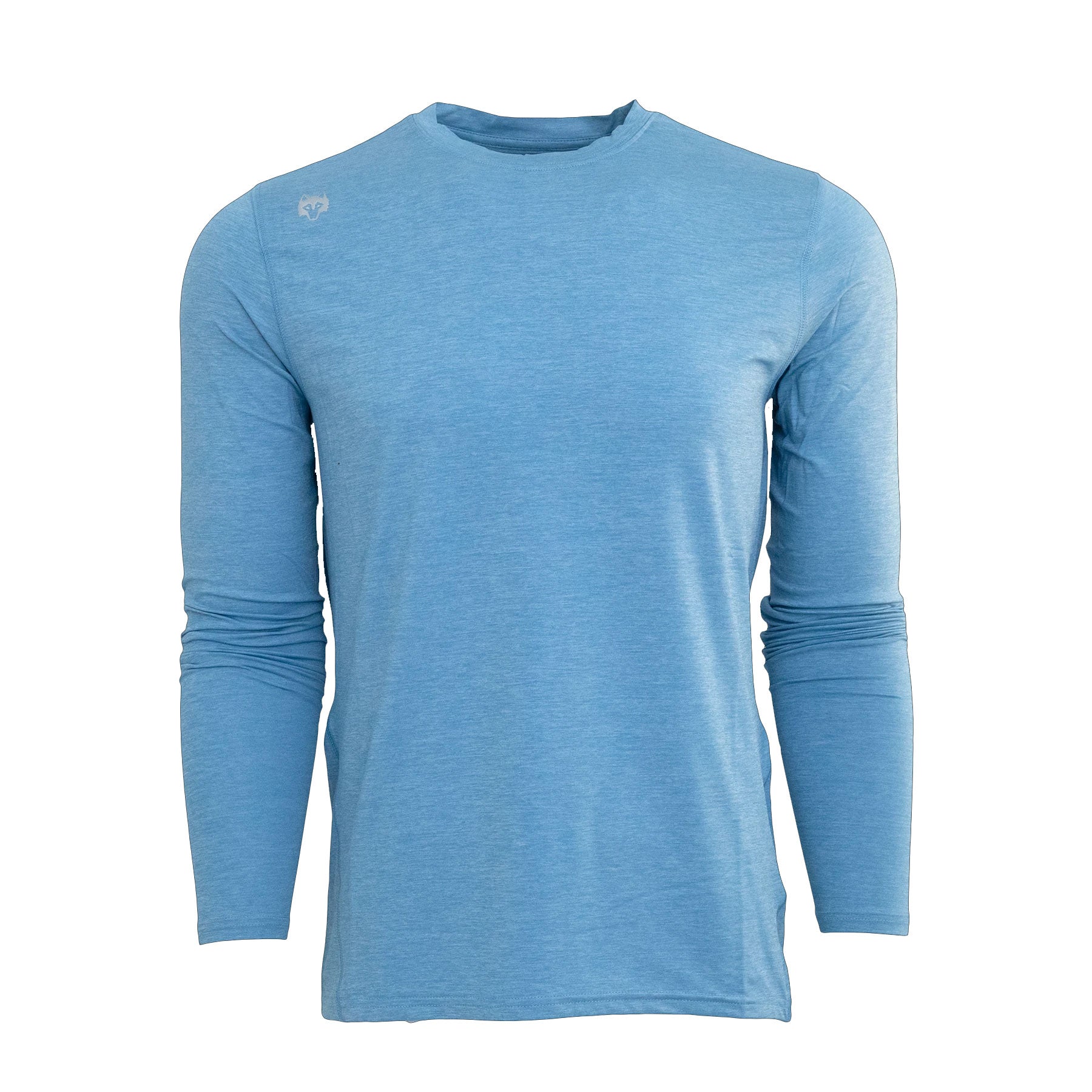 Greyson Guide Sport Wolf Men's Long Sleeve Shirt - Outdoor Hiking & Casual Wear - Moisture Wicking & Breathable Performance Shirt for Men