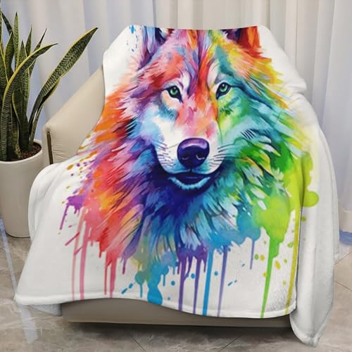 Colorful Wolf