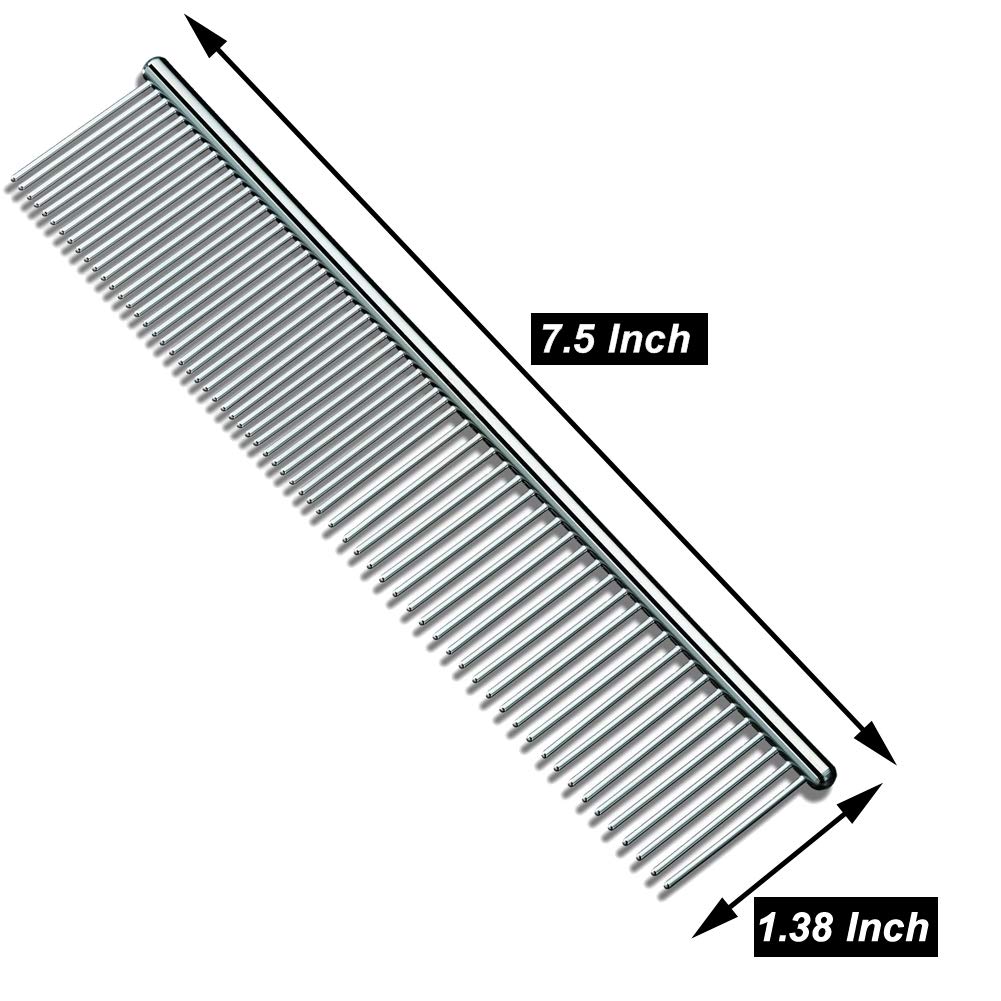 Pet Steel Comb for Dogs - 7.5