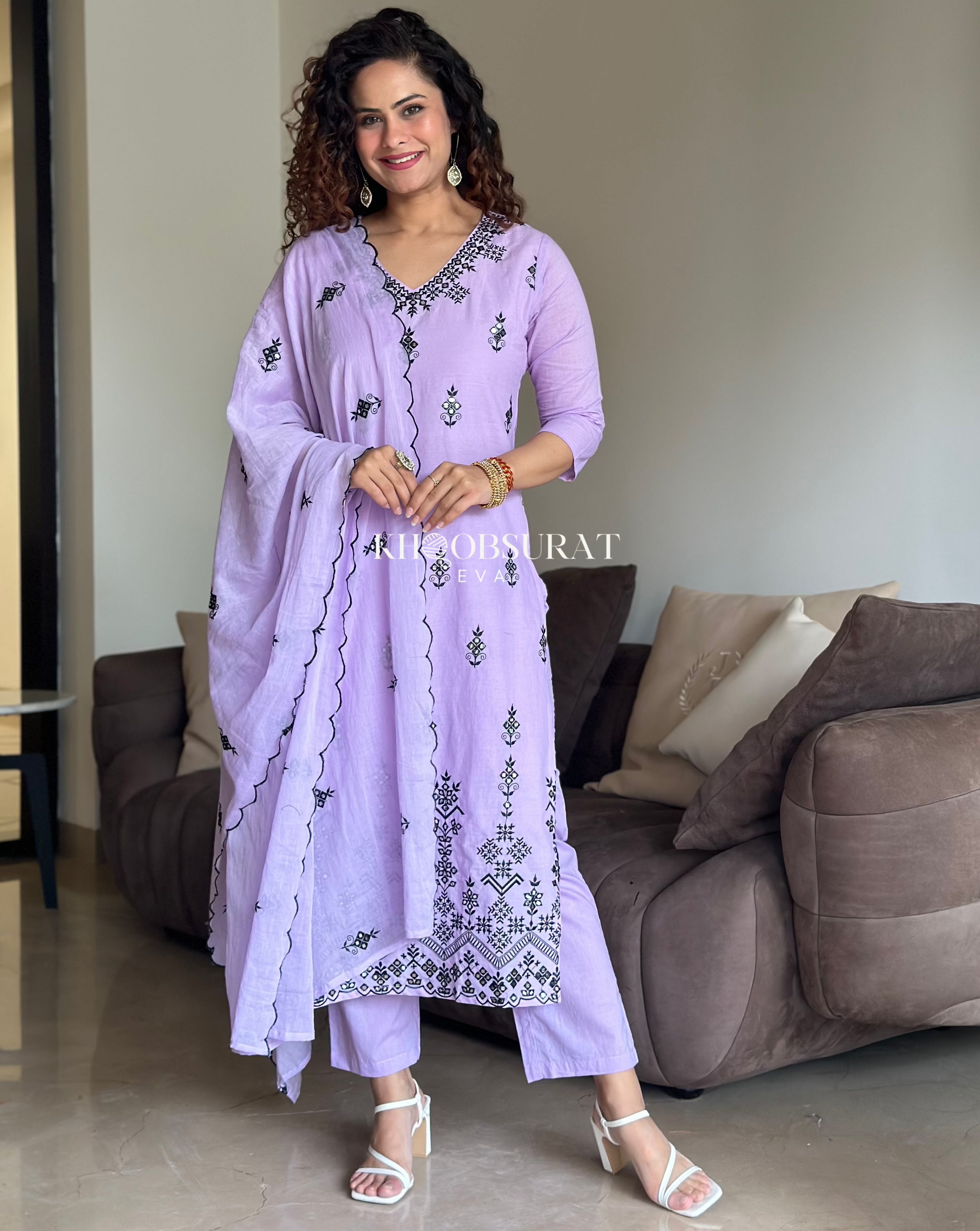 Stylish Purple Kurta Suit Set for Women | Elegant Indian Ethnic Wear | Perfect for Festivals, Weddings & Special Occasions
