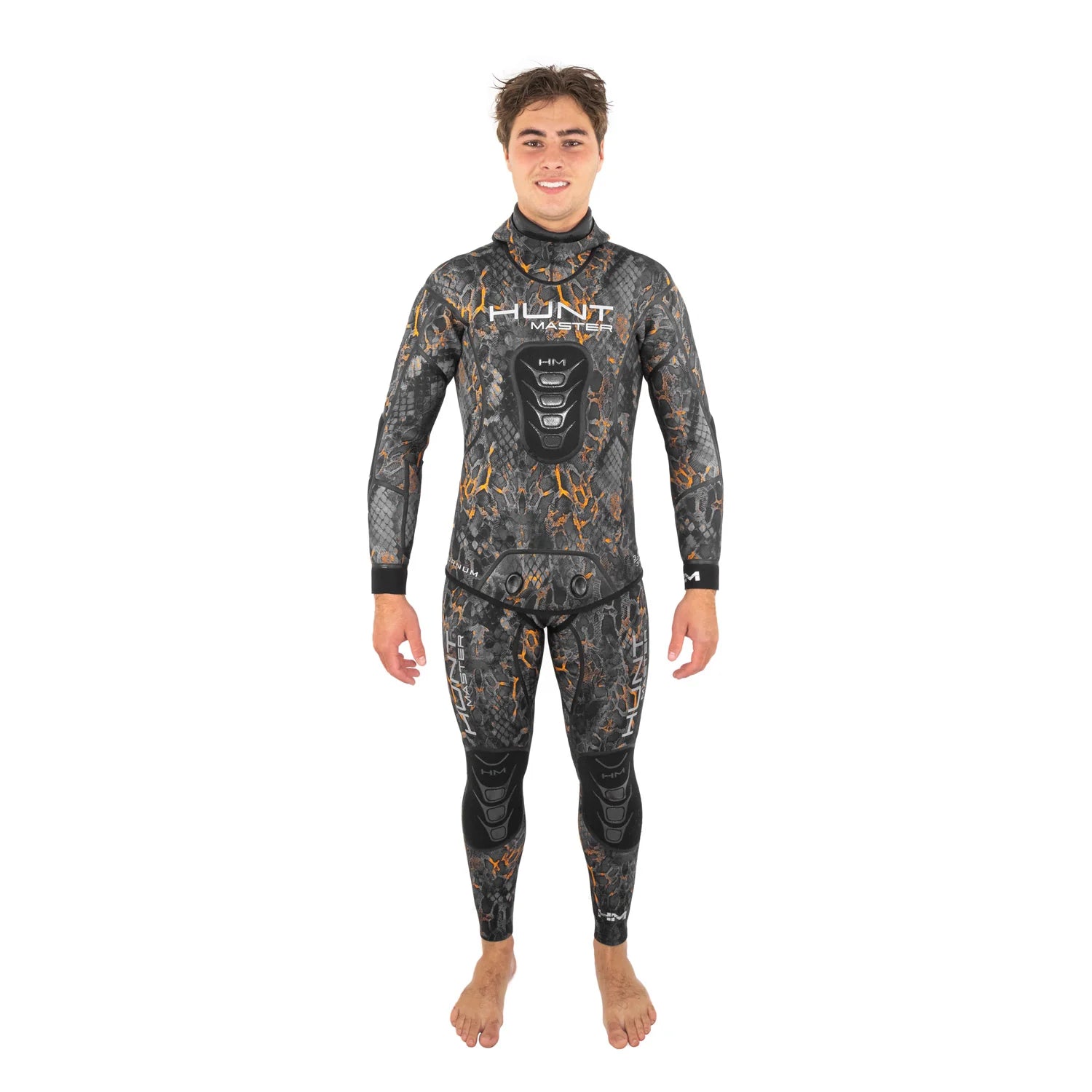 Hunt Master Burnum Huntsman or Huntress Wetsuit - 3.5mm/5mm Camo Series for Spearfishing, Scuba Diving & Water Sports