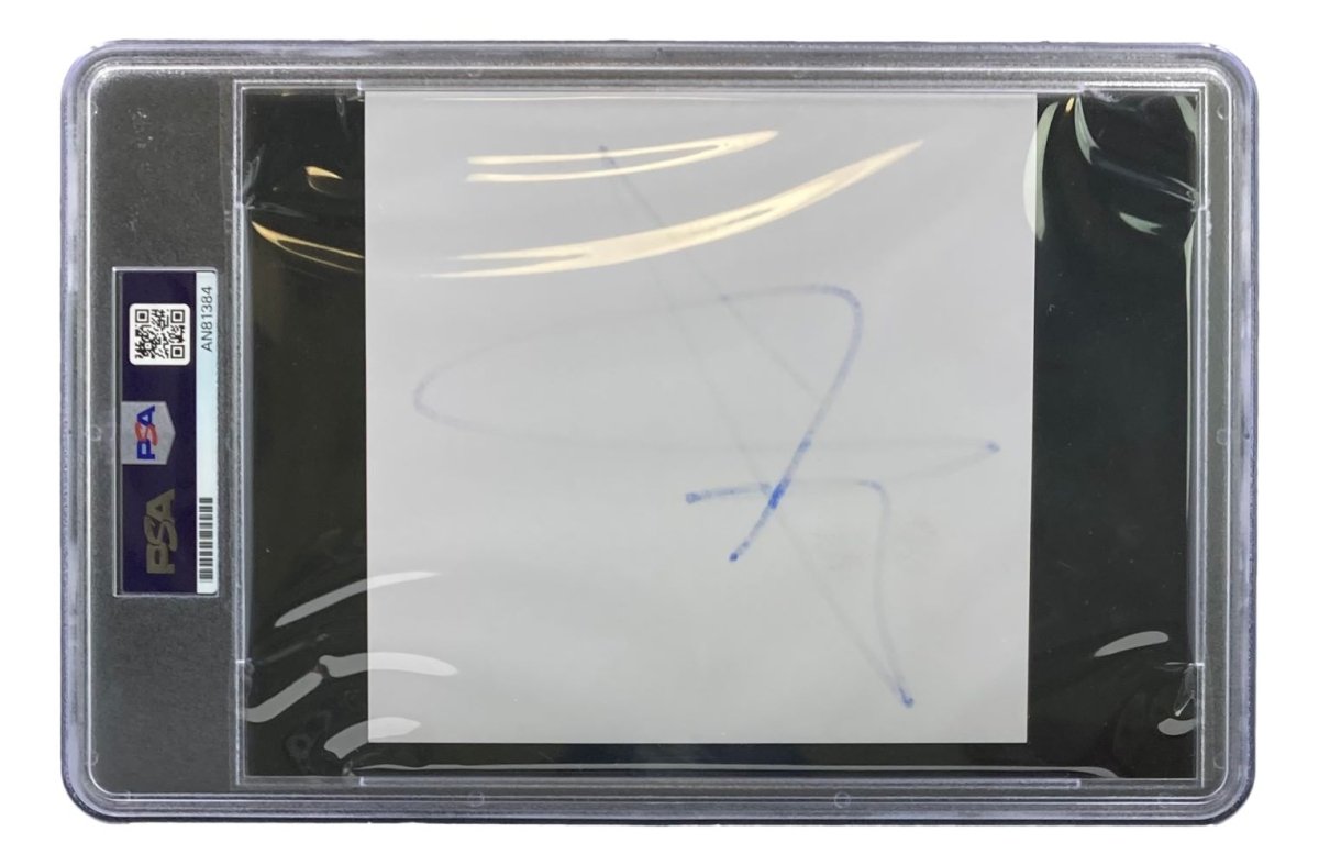 John Cena Autographed WWE Trading Card - PSA Certified Slabbed Cut Signature AN81384 - Perfect for Collectors, Fans & Memorabilia Displays