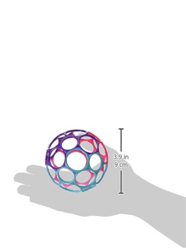 Rhino Toys - Oball 4 Random Color Baby Rattle Toy - Perfect for Infant Sensory Play & Early Learning Development