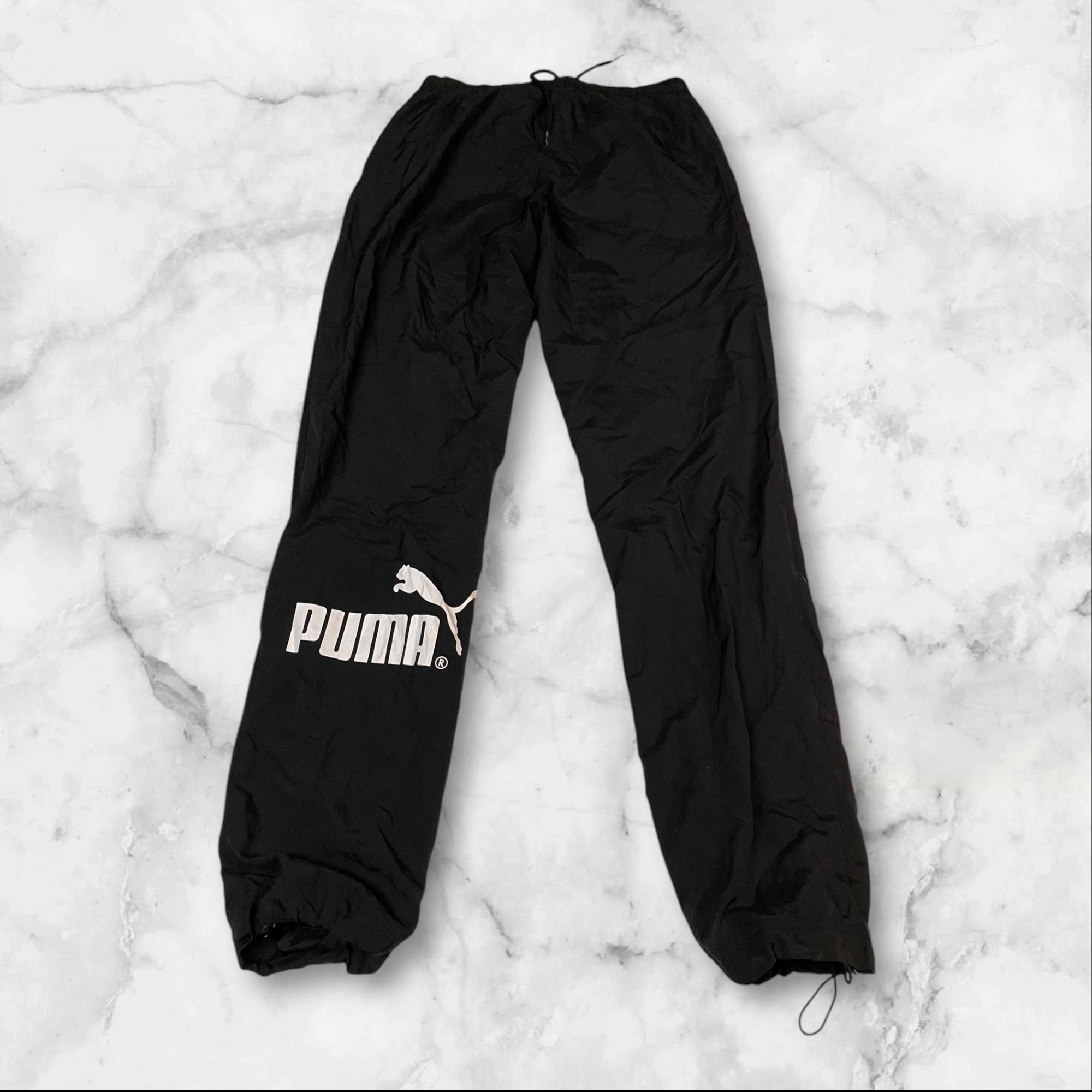 Vintage Puma Track Pants for Men - Classic Retro Athletic Joggers, Size Large (L) - 1792 Style - Perfect for Gym, Running, Casual Wear & Street Fashion