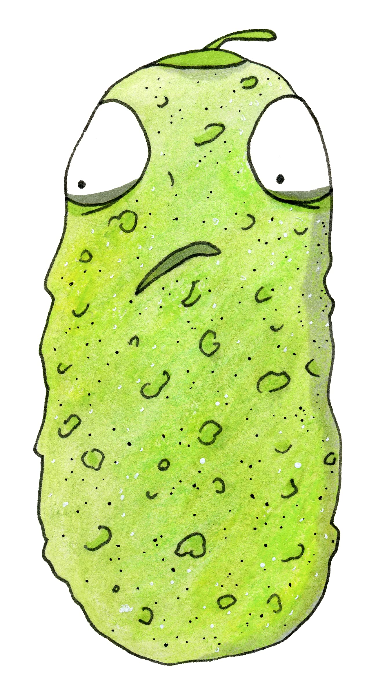 Funny Pickle Stickers - Waterproof Vinyl Decals for Laptops, Water Bottles & DIY Crafts - Perfect for Gifts, Scrapbooking & Home Decor