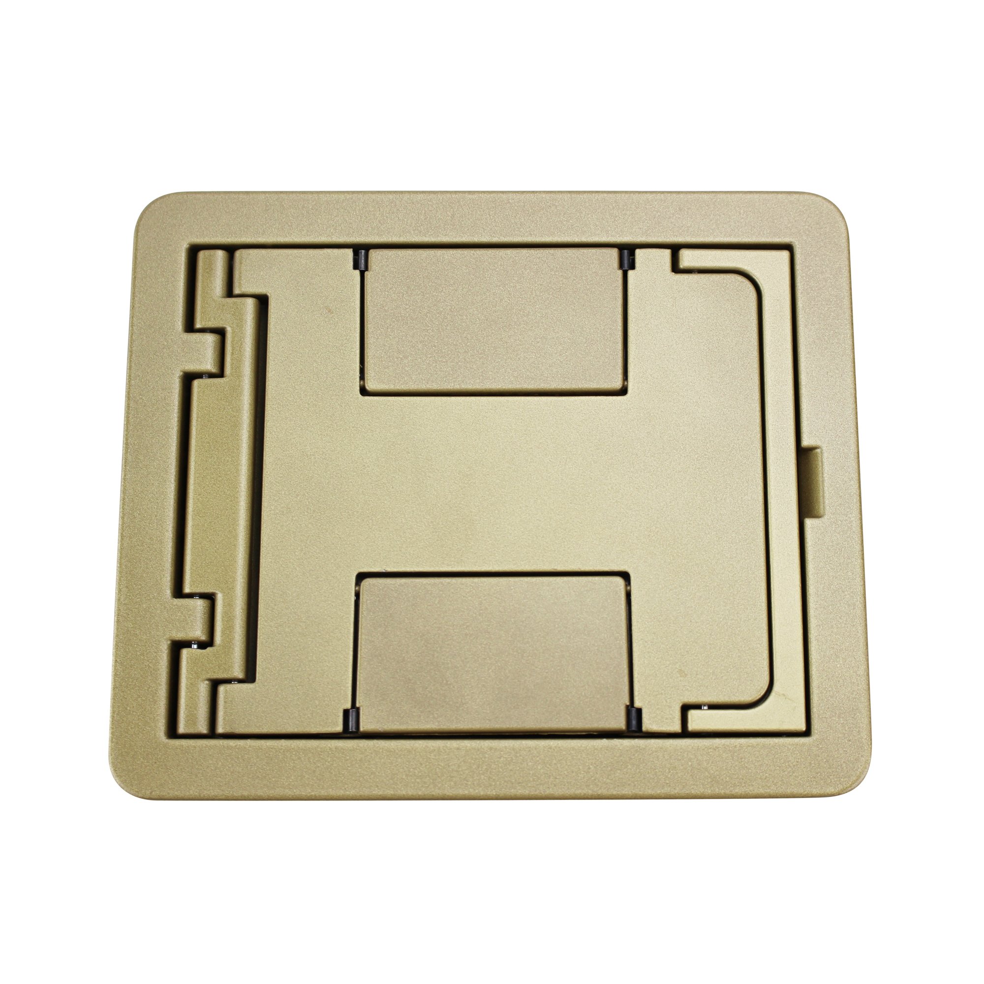 WIREMOLD FPBTCBS Blank Cover Assembly - Brown Brass Finish for Electrical Outlets & Switch Plates | Ideal for Home, Office & Commercial Wiring Projects