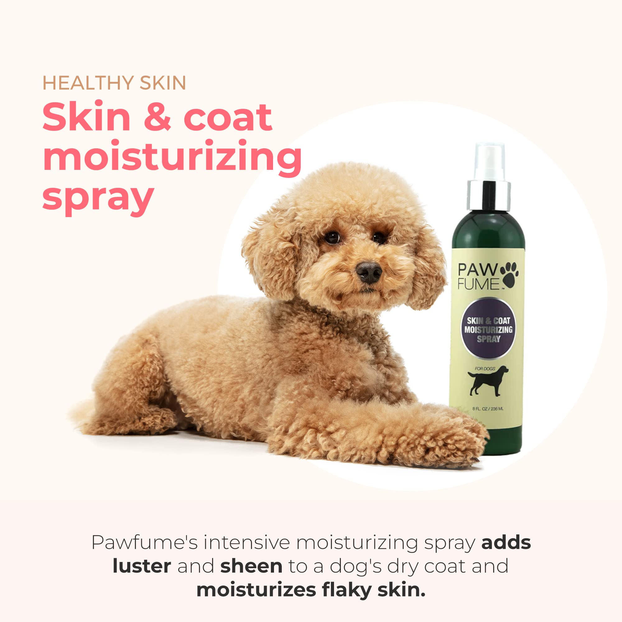 PAWFUME Grooming Dog Spray (Blue Ribbon) + Dog Shampoo & Conditioner (Show Dog) + Spray Dog Lotion Set for Odor Control & Shiny Coat – Perfect for Bath Time, Grooming & Show Dogs