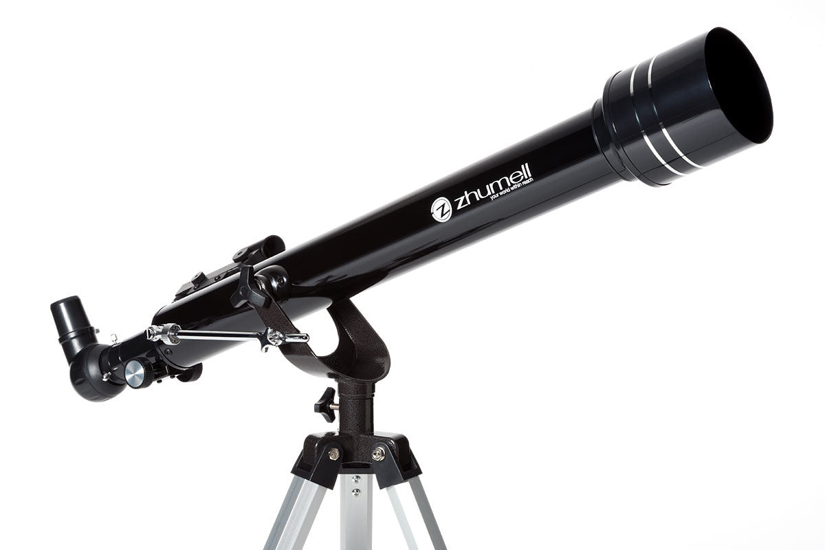 Zhumell 60mm AZ Refractor Telescope for Beginners - Portable Astronomy Telescope with Adjustable Tripod for Stargazing, Bird Watching & Outdoor Adventures (Model ZHUN001)