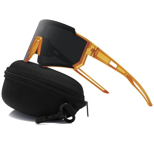 Clear Orange Frame-gray Lens