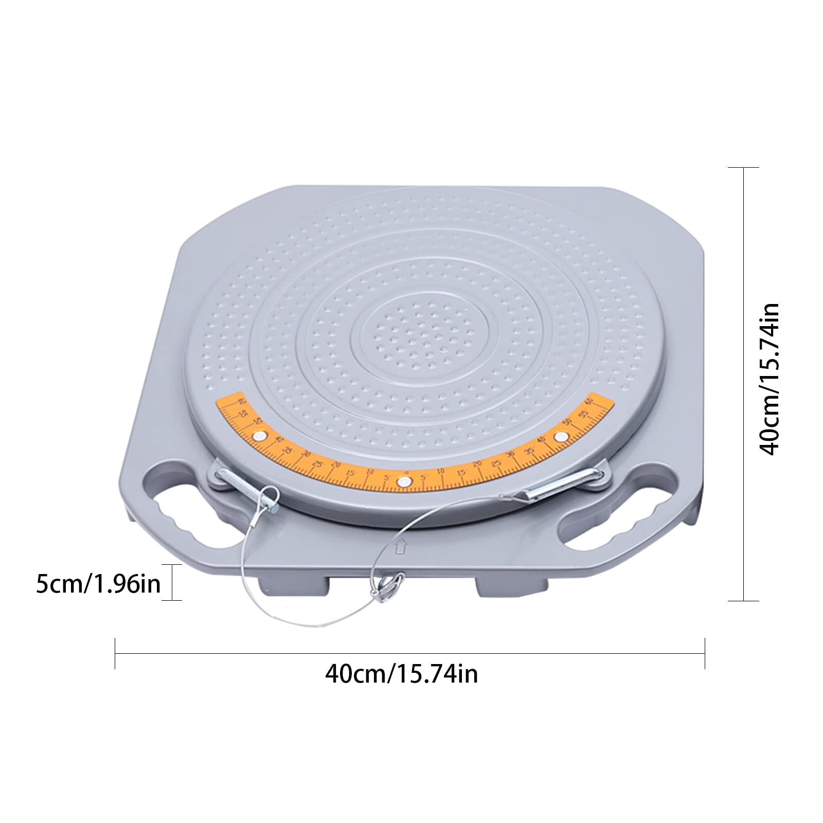 LOYALHEARTDY Wheel Alignment Turn Plates Kit - Includes Turntables, Transition Bridges & Thrust Blocks for Precise Vehicle Alignment (Ideal for DIY Mechanics & Auto Shops)