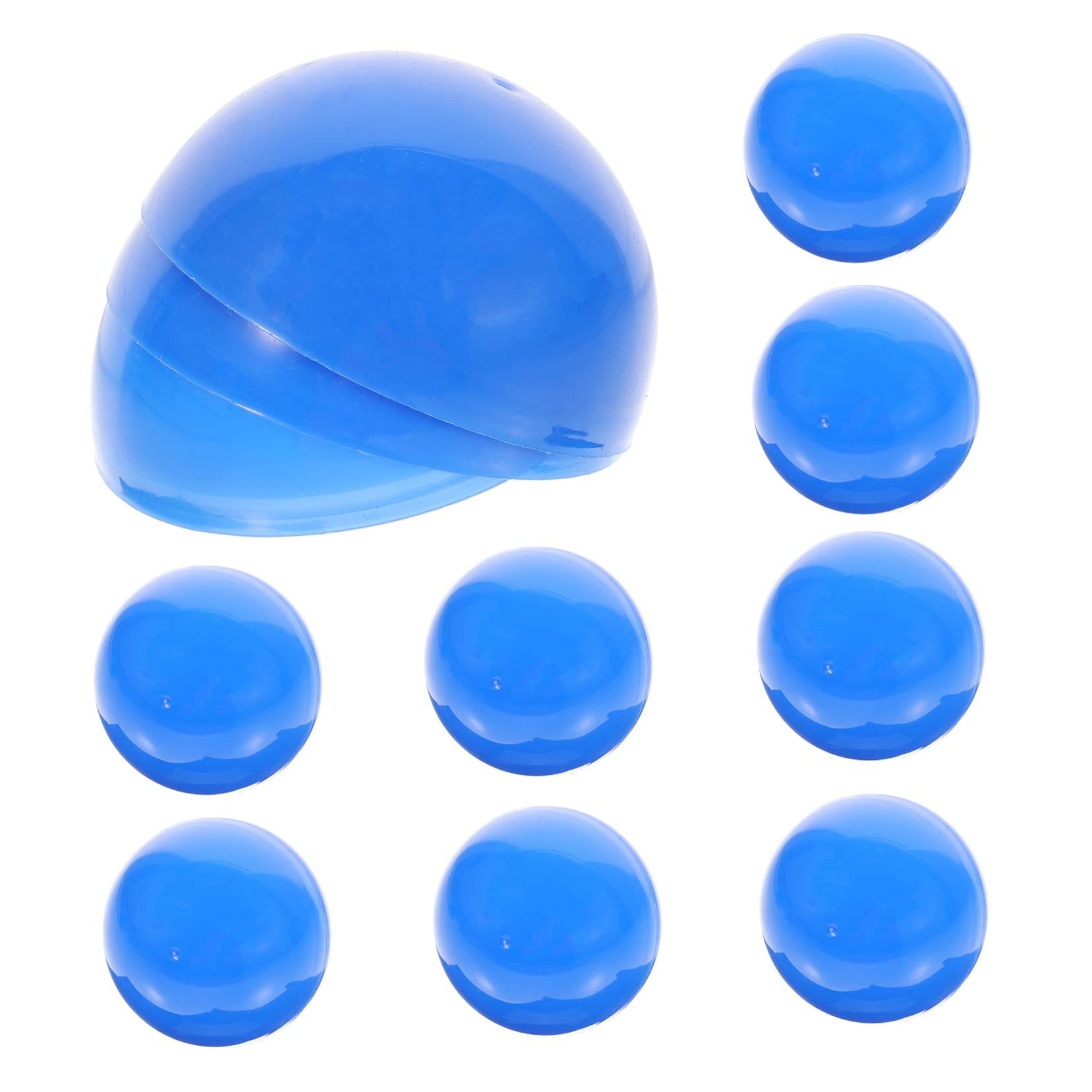BESPORTBLE 100-Piece Plastic Bingo Balls Set - Replacement Gumball Machine Balls, Bingo Cage Balls & Capsules for Game Nights, Parties, and Casino Events