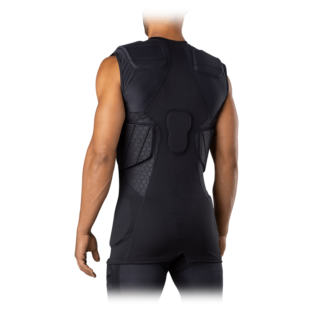 Rival™ Integrated Shirt with 5 Pads - Breathable Performance Compression Top for MMA, Boxing & Training - Ideal for Combat Sports & Gym Workouts