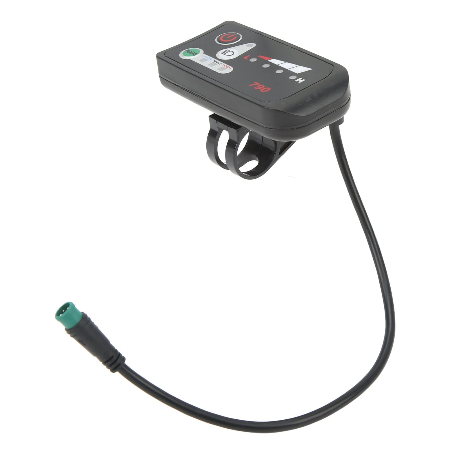 24V 36V 48V Waterproof Electric Bike LED Display Control Panel - Speedometer, Battery Indicator & Data Monitor for E-Bike Conversion Kits (Perfect for Commuting, Mountain Biking & Urban Riding)