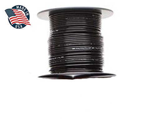 M22759/16-16 Mil-Spec Tefzel High-Temperature Stranded Wire 16AWG Gauge (500FT, Black) - Ideal for Aerospace, Military, and Industrial Electrical Wiring Applications