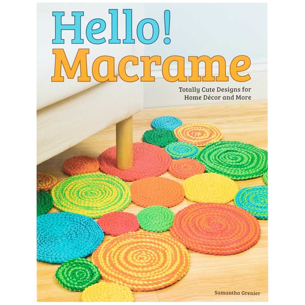 Hello Macrame Crafting Book - DIY Knotting Patterns for Boho Home Decor, Wall Hangings & Plant Hangers | Perfect for Beginners & Home Decoration Projects