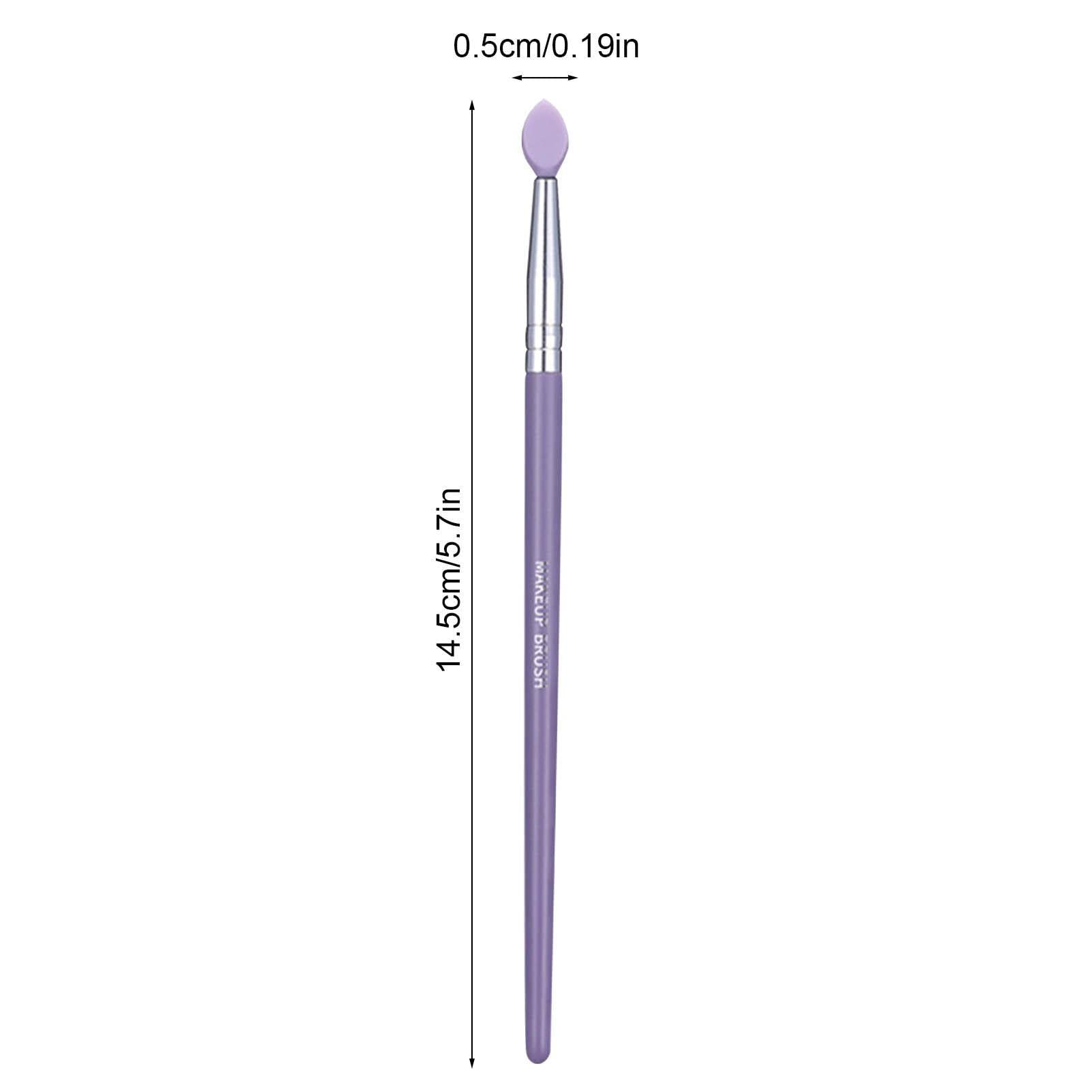 Reusable Silicone Lipstick Applicator & Flat Lip Makeup Brush Set - Perfect for Cream Lipstick, Lip Blurring Film & Eyeshadow Application | Professional Beauty Tools for Precise Lip Makeup & Smooth Blending