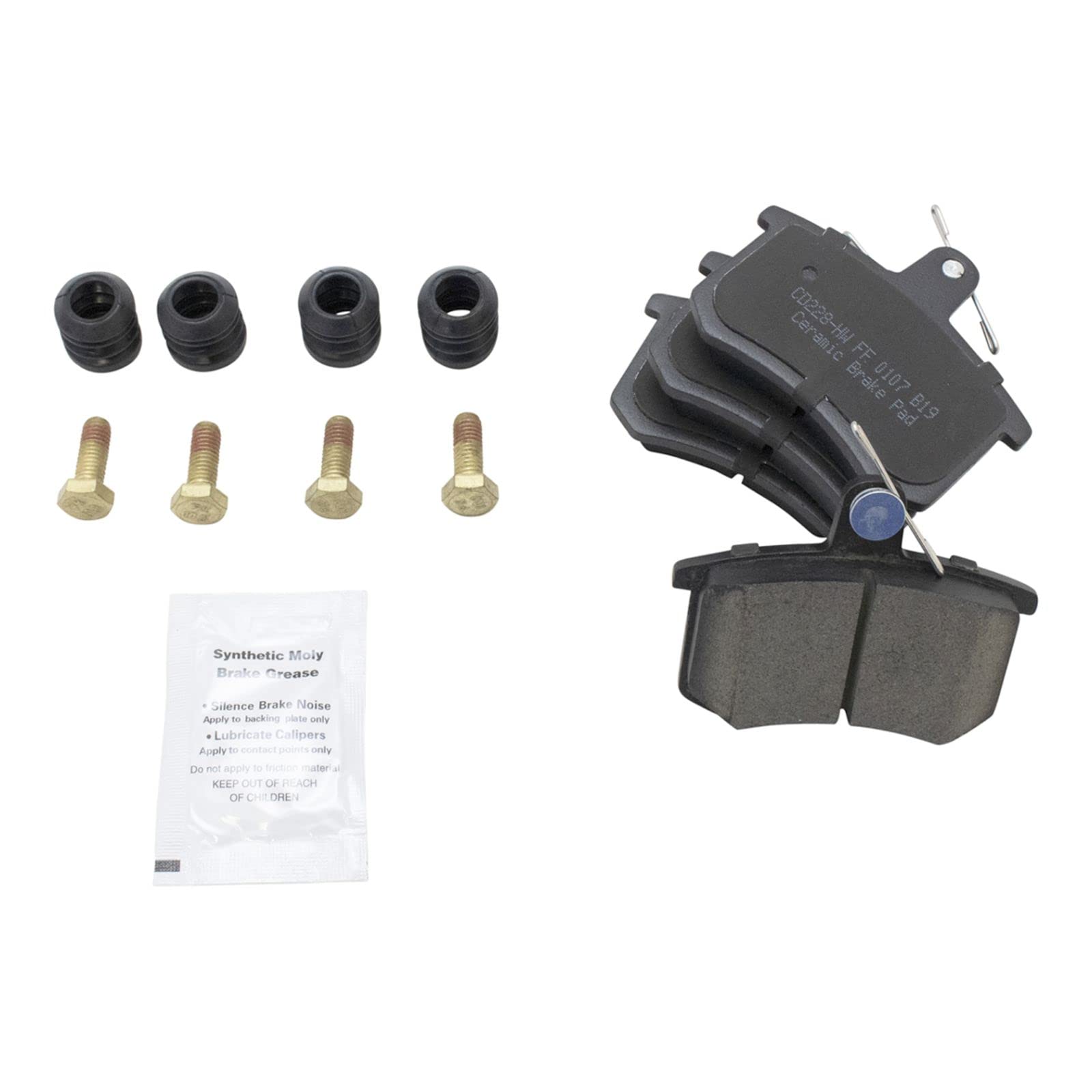 High-Performance Rear Ceramic Brake Pad Kit for Alfa Romeo, Audi 100, 200, A4, A6 Quattro – Durable & Low Noise – Perfect for Daily Driving & Performance Upgrades