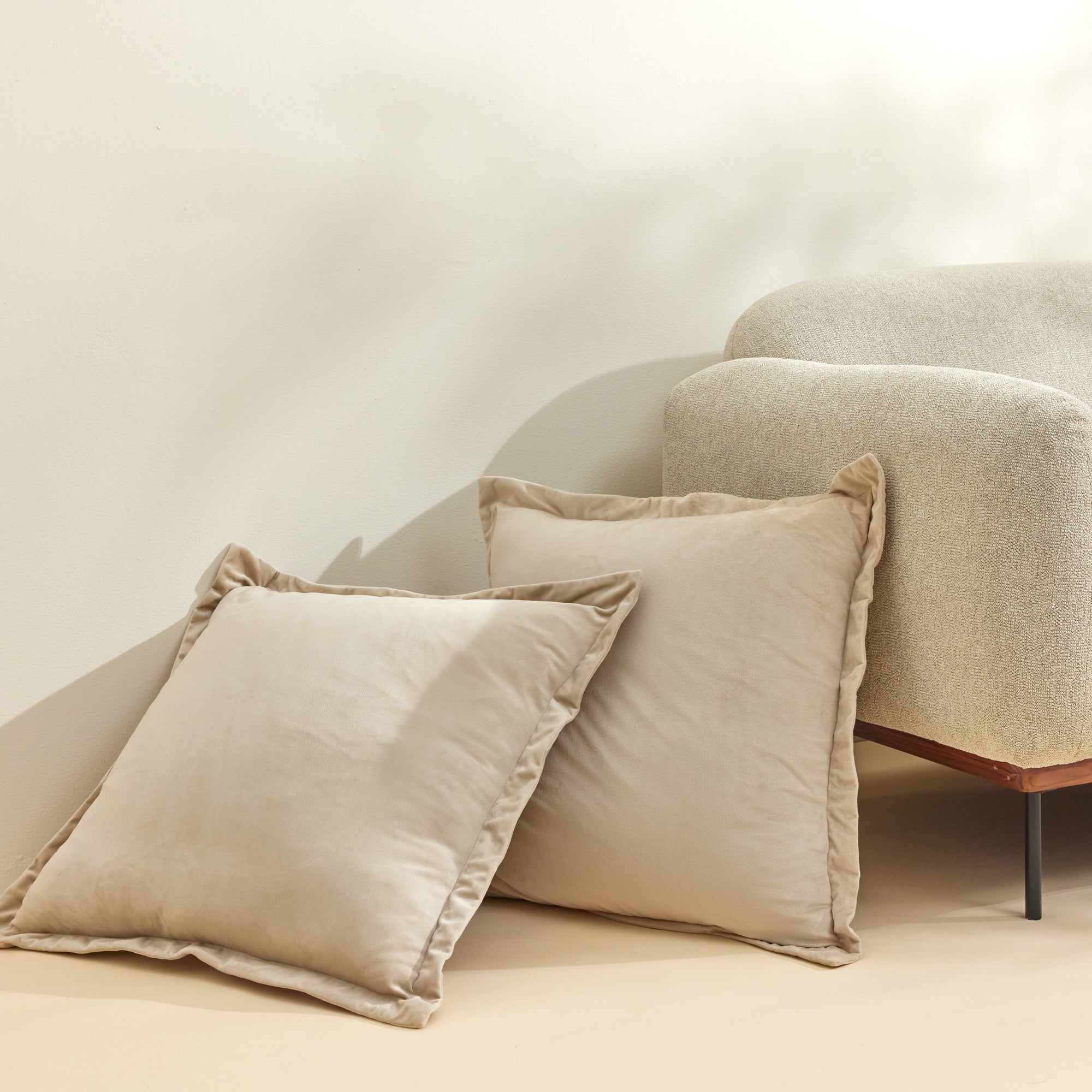 Premium Velvet Euro Sham Pillow Cover Set - 2 Piece Luxury Bedding for Home Decor | Soft & Elegant Bedroom Accent Pillows for Master Suite or Guest Room