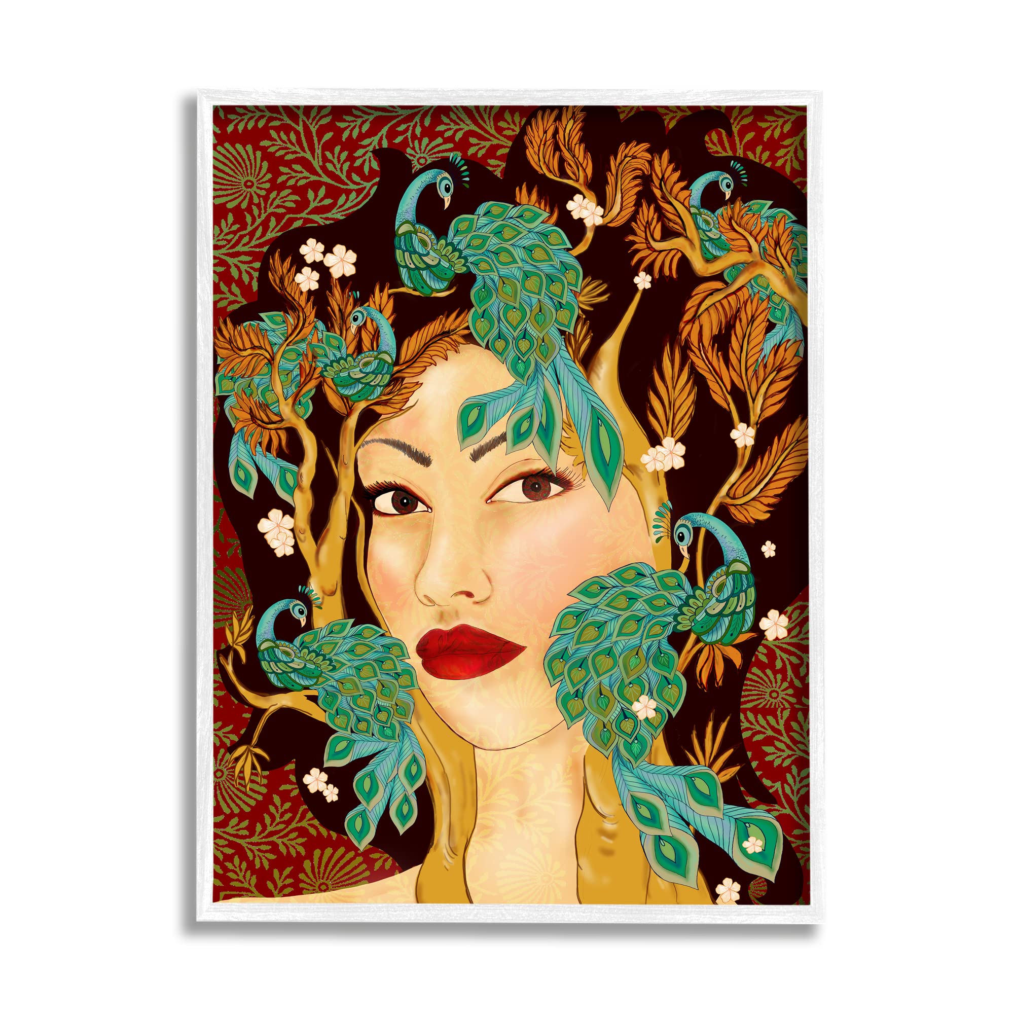 Boho Peacock Abstract Framed Wall Art - 24x30 Inches Multi-Color Canvas Painting for Living Room, Bedroom & Office Decor | Modern Bohemian Home Decor | Perfect Housewarming & Wedding Gift | Great for Meditation Rooms, Yoga Spaces, Creative Studios & Gallery Walls | Enhance Your Boho Chic Living Room, Bedroom, Office, Yoga Studio & Wedding Venue Decor | Ideal for Bohemian Style Home, Meditation Space, Creative Office & Wedding Decoration