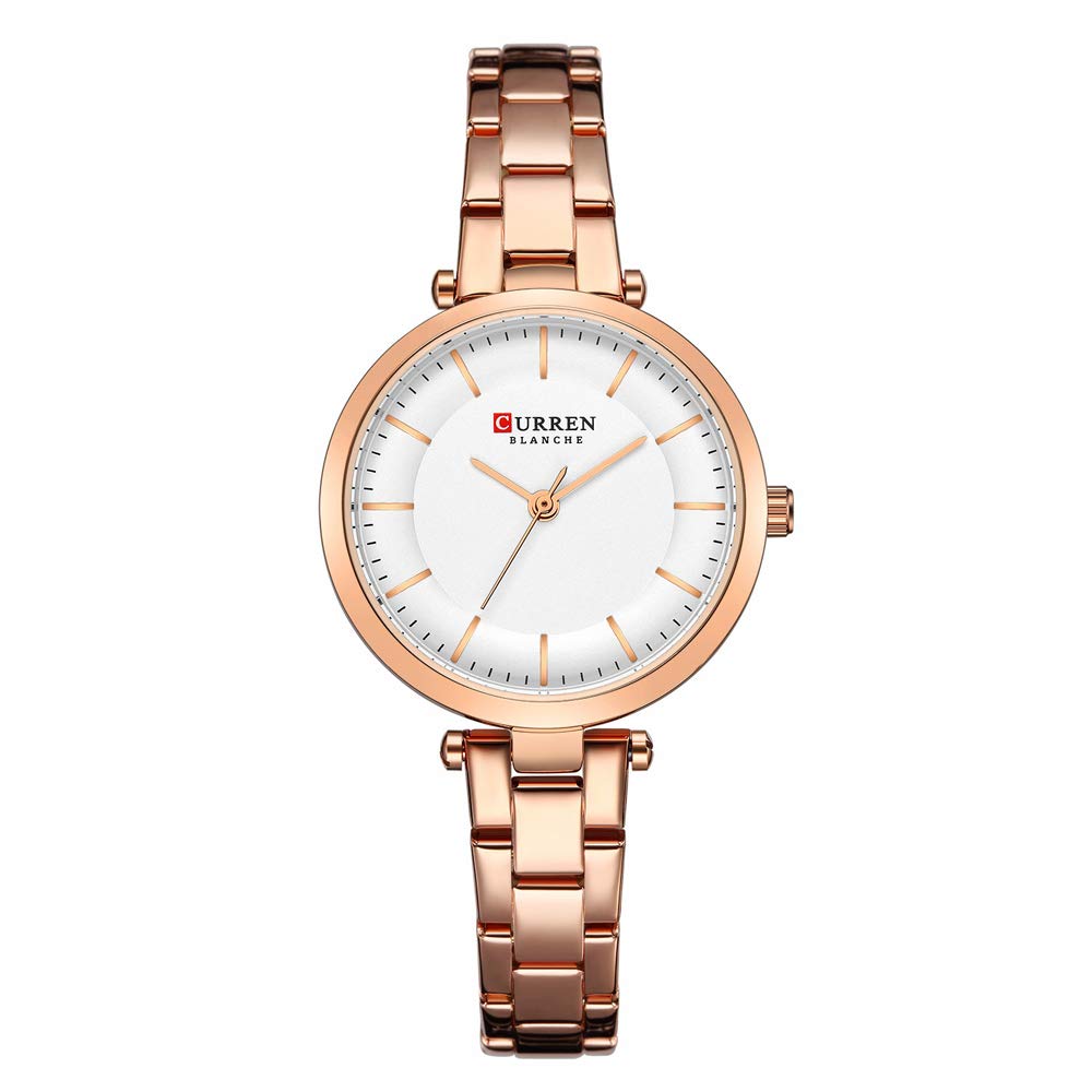 Luxury Women's Watch - Stainless Steel Bracelet, Quartz, Blue - Perfect for Office & Evening Wear