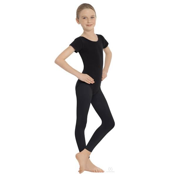 Eurotard Kids Footless Dance Tights - Stretchable & Comfortable for Ballet, Gymnastics, and Yoga Practice