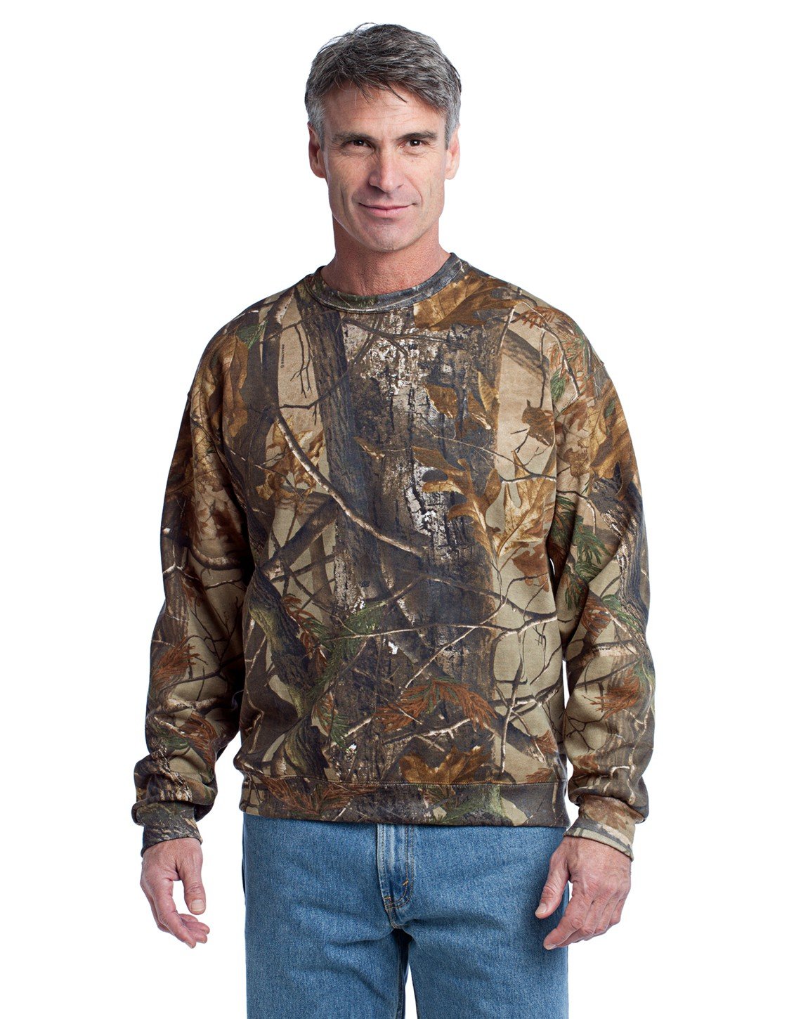Russell Men's Outdoor Crewneck Sweatshirt - Lightweight, Breathable & Comfortable for Hiking, Camping & Casual Wear