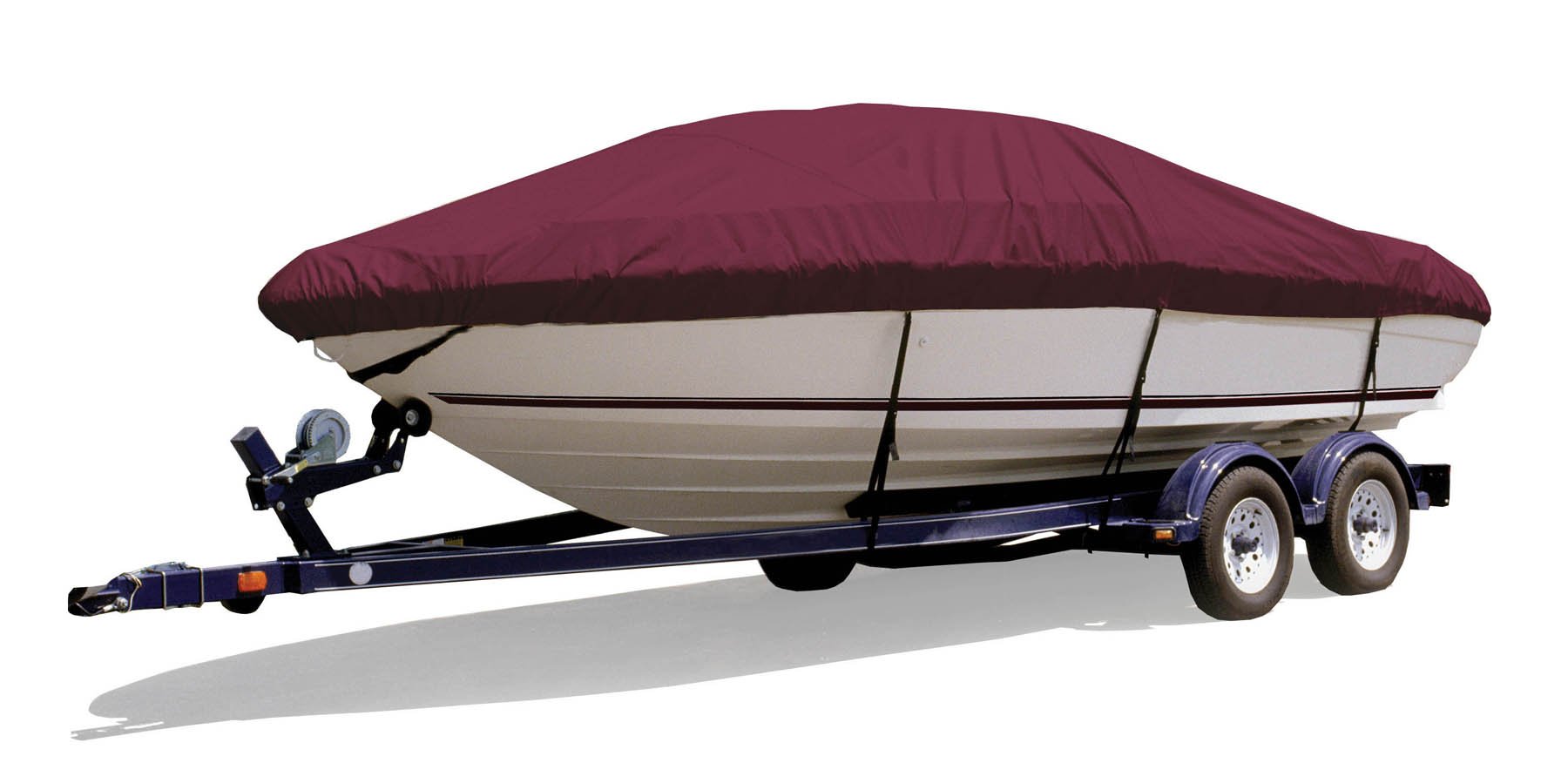 Premium V-Hull Style Center Console Boat Cover - Waterproof & UV Resistant Protection for Boats - Ideal for Outdoor Storage & Marine Use