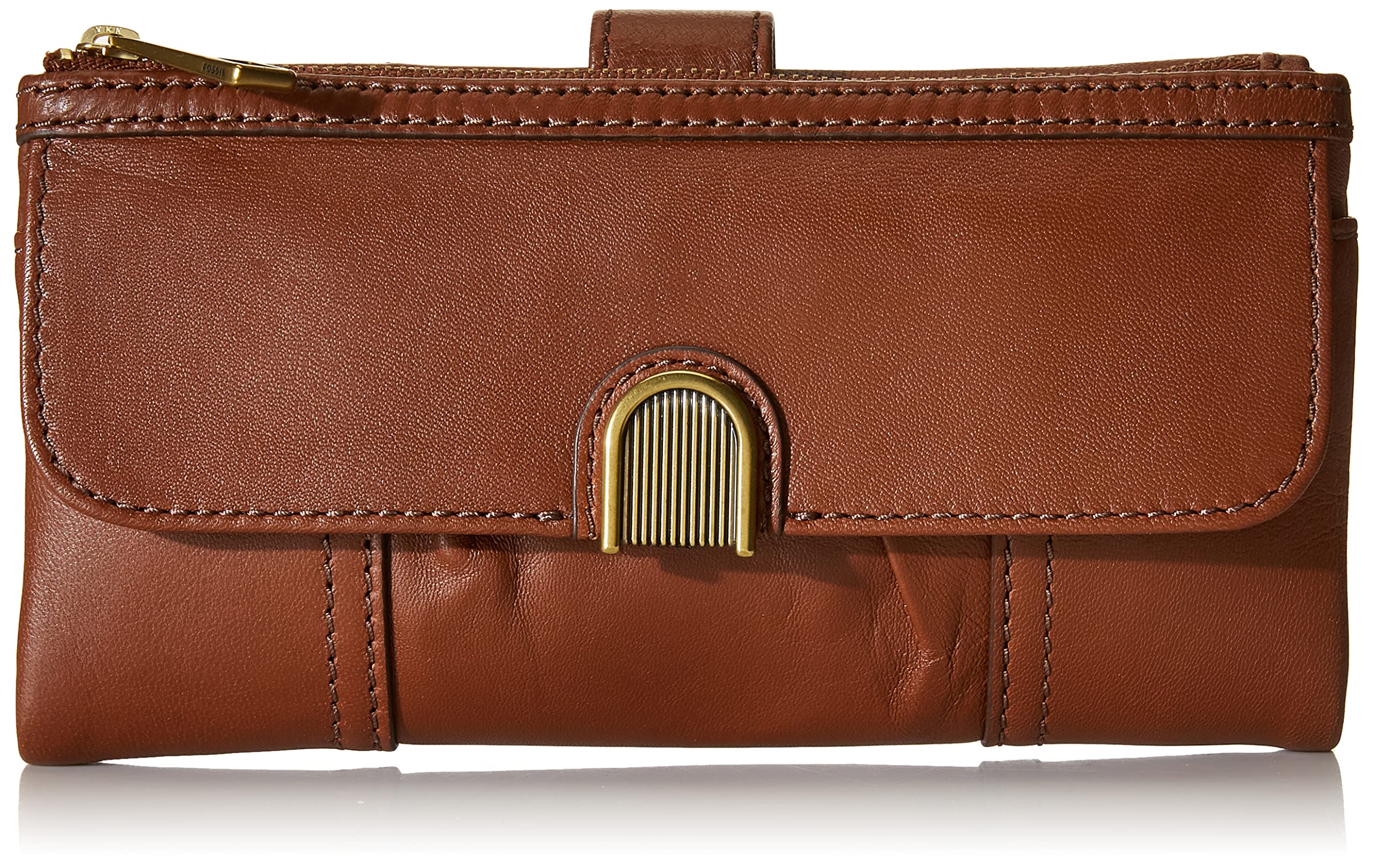Fossil Women's Cora or Emory Soft Leather Clutch Wallet - Stylish RFID-Blocking Purse for Everyday Use, Travel & Special Occasions