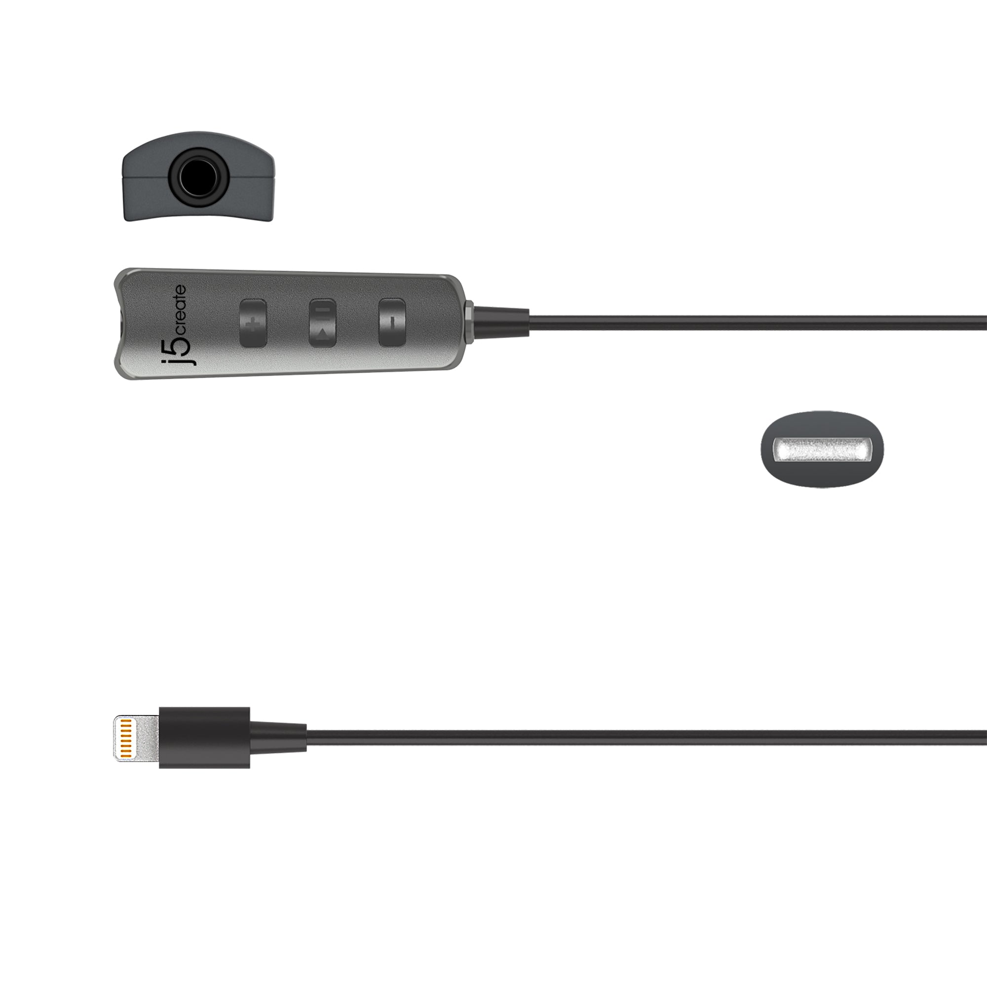 Premium Lightning® Audio Adapter - High-Quality Digital to 3.5mm Headphone Jack Converter for iPhone/iPad - Perfect for Music, Gaming & Conference Calls