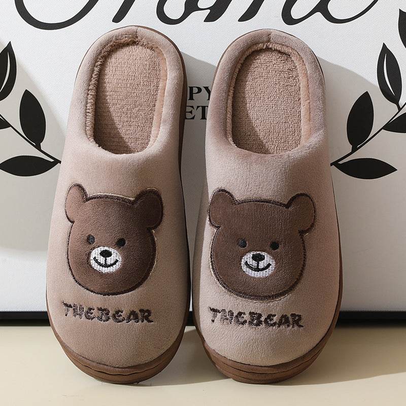 SnugglePaws: Cute Kawaii Teddy Bear Slippers for Women & Girls - Cozy Home & Lounge Wear for Indoor Comfort