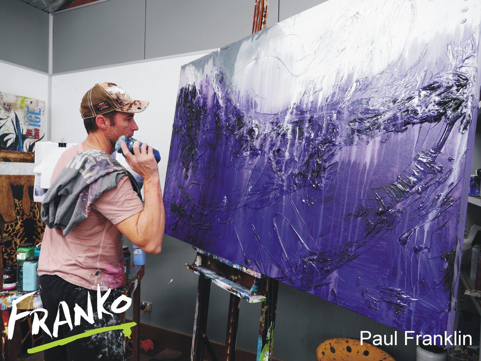 Purple Rush 160cm x 100cm Abstract Canvas Art - Modern Wall Decor for Living Room, Bedroom & Office | Large Purple Painting for Home & Office Decoration