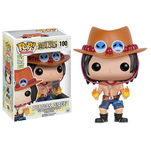 One Piece Portgas D. Ace Anime Pop! Vinyl Figure - Collectible Action Figure for Anime Fans & Manga Lovers | Perfect for Display, Gifts, and Anime Collections
