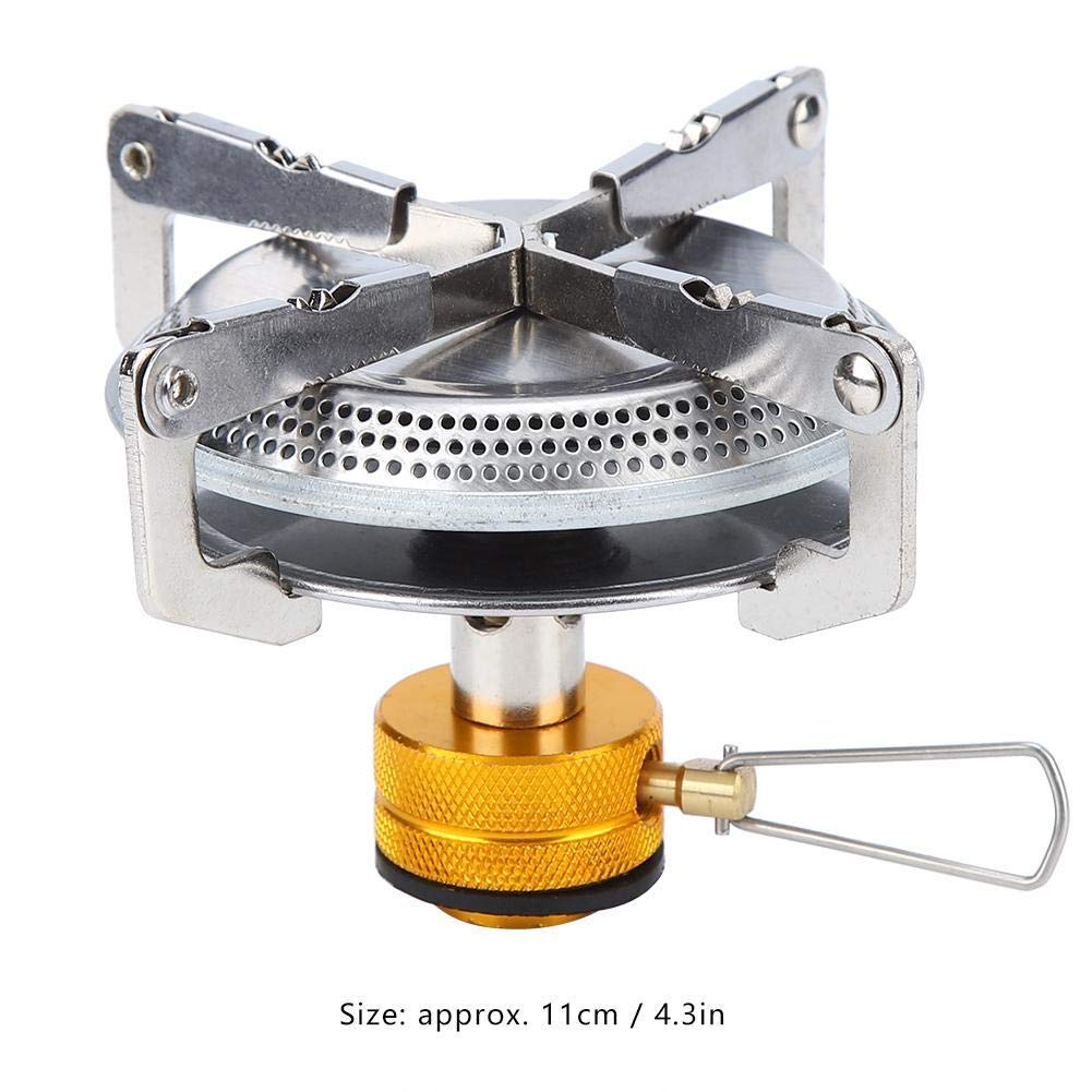 Portable Titanium Camping Stove - Lightweight Picnic & Hiking Stove with Bag for Outdoor Adventures