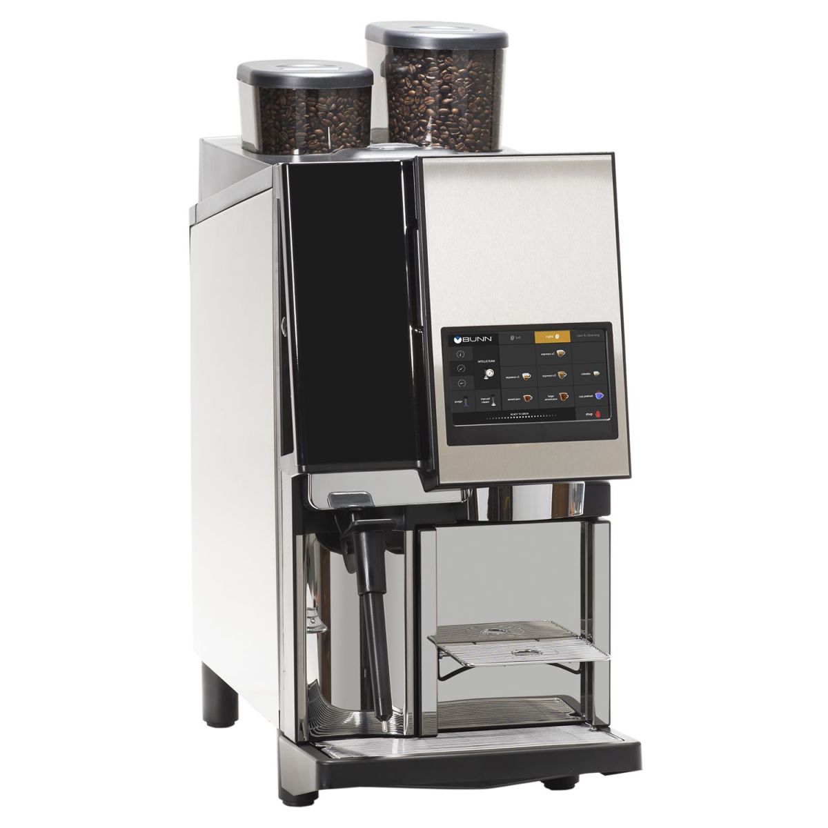 BUNN Espress Sure Tamp Steam Superautomatic Espresso Machine 43400.0036 - Professional Coffee Maker for Home & Office Use