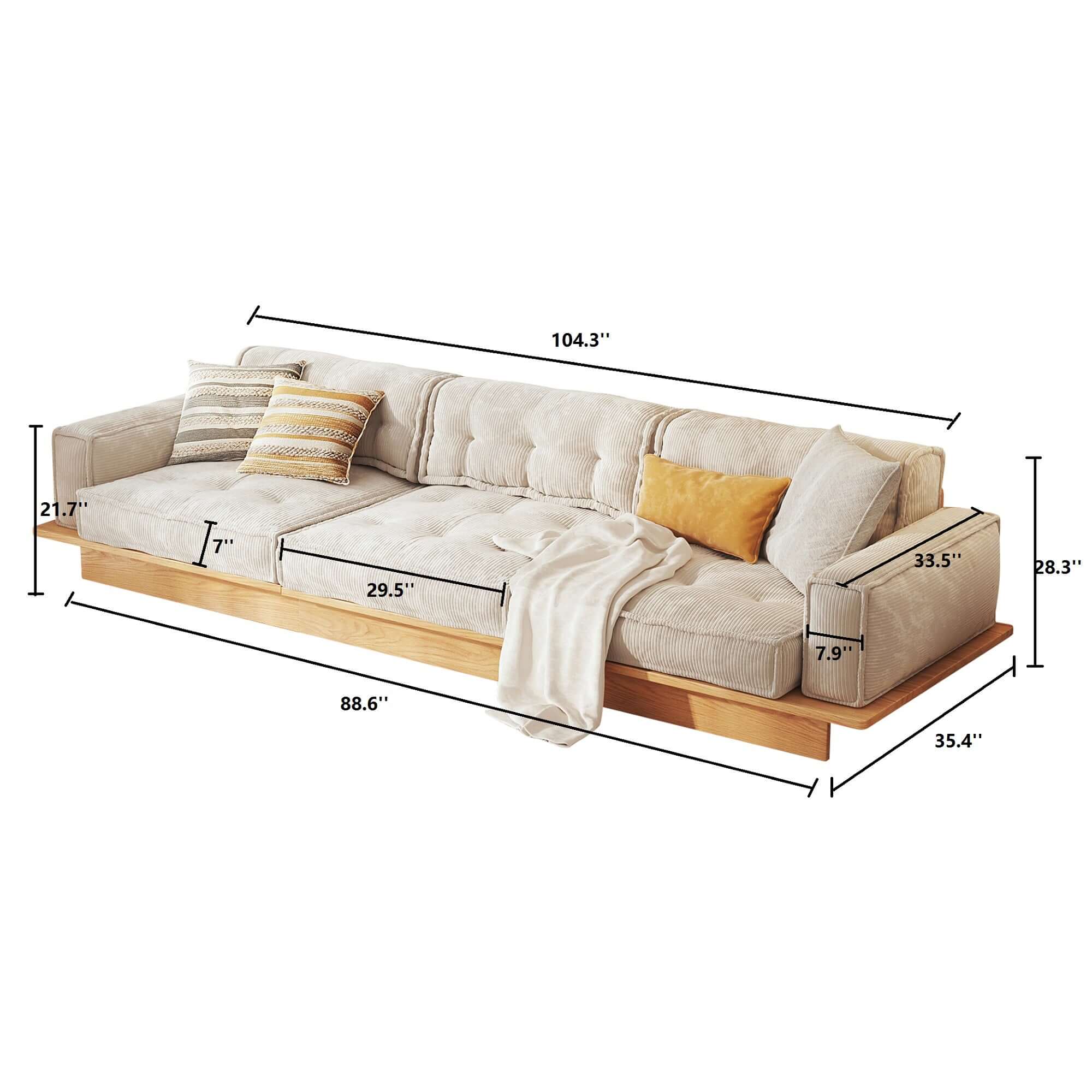 Luxury Velvet Sectional Sofa with Storage Drawer - Modular Multi-Seater Couch for Living Room, Lounge & Home Theater