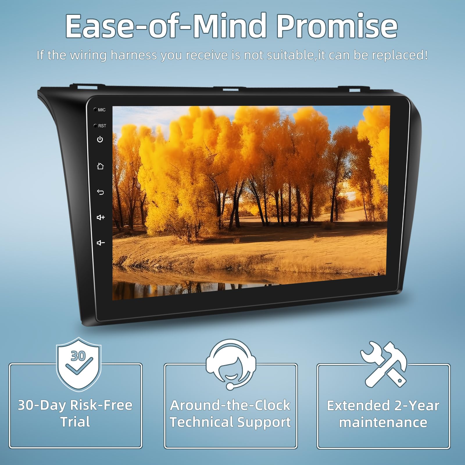 2+64GB Android 13 Car Stereo for Mazda 3 2004-2009 - 9