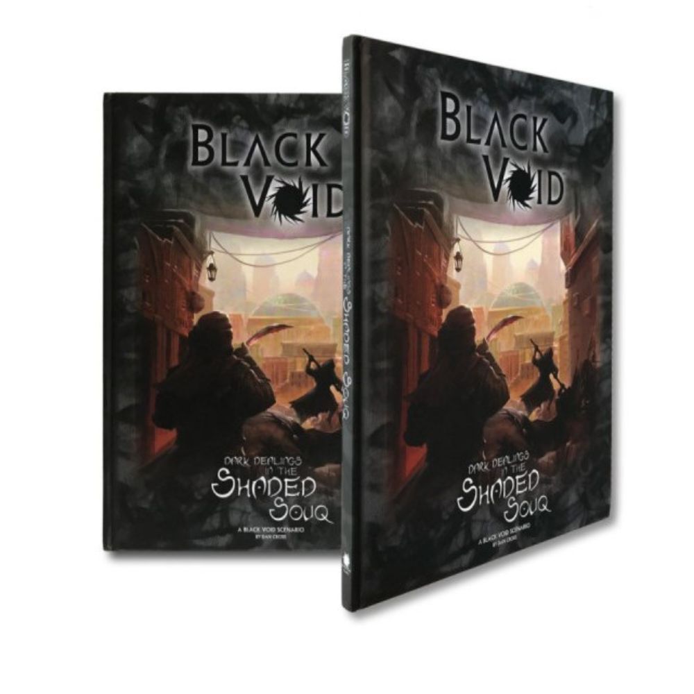 Black Void: Dark Dealing in the Shaded Souq - Hardcover Adventure RPG Book for Tabletop Gaming & Fantasy Storytelling