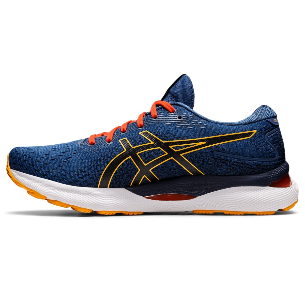 ASICS Men's Gel-Nimbus 24 Running Shoes - Lightweight Cushioned Sneakers for Road Running, Jogging & Gym Workouts - Breathable Mesh Comfort for Marathon Training & Daily Wear