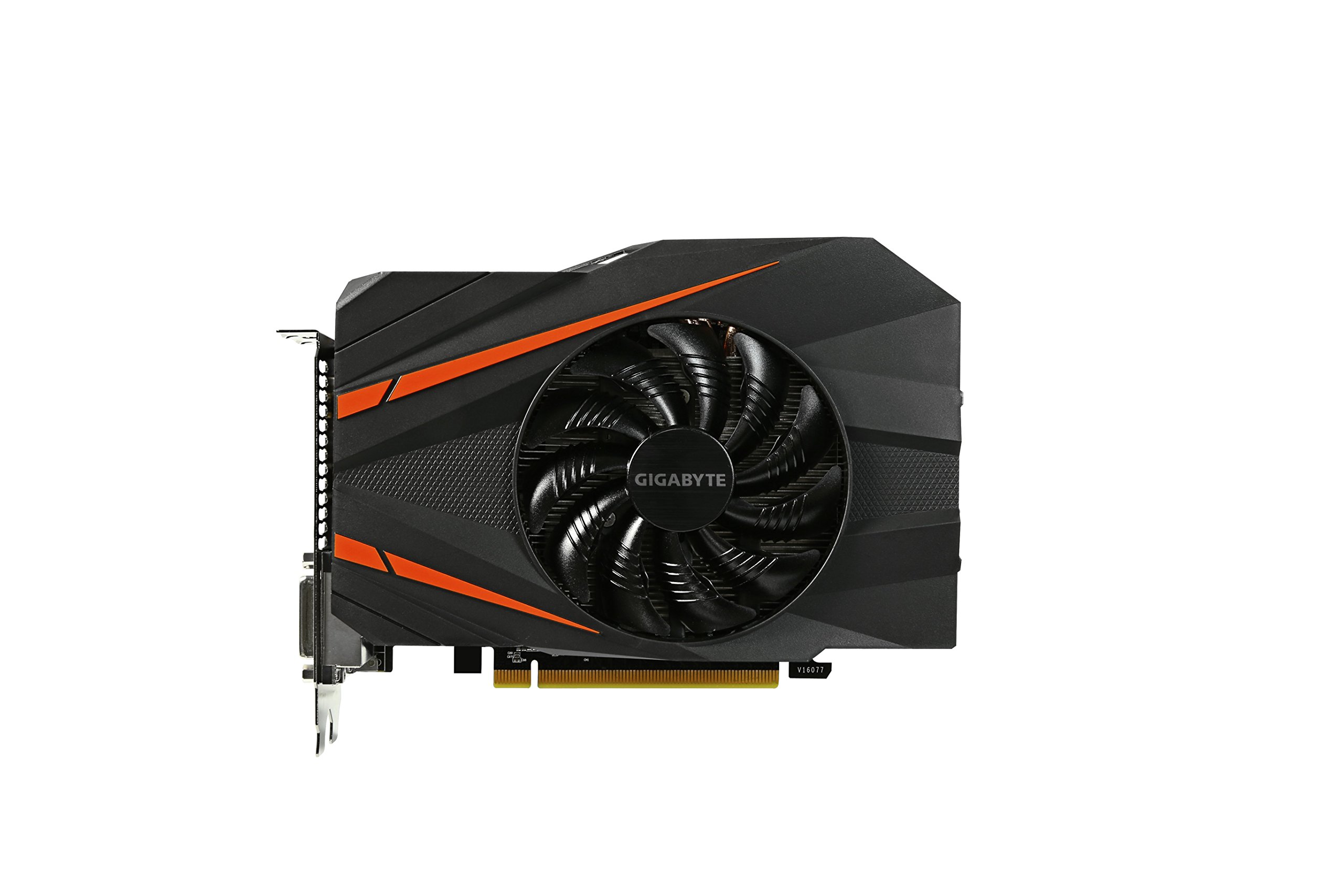 GIGABYTE GeForce GTX 1060 Mini ITX OC 6GB GDDR5 Gaming Graphics Card (GV-N1060IXOC-6GD) - Compact GPU for 1080p Gaming, VR & Video Editing in Small PC Builds