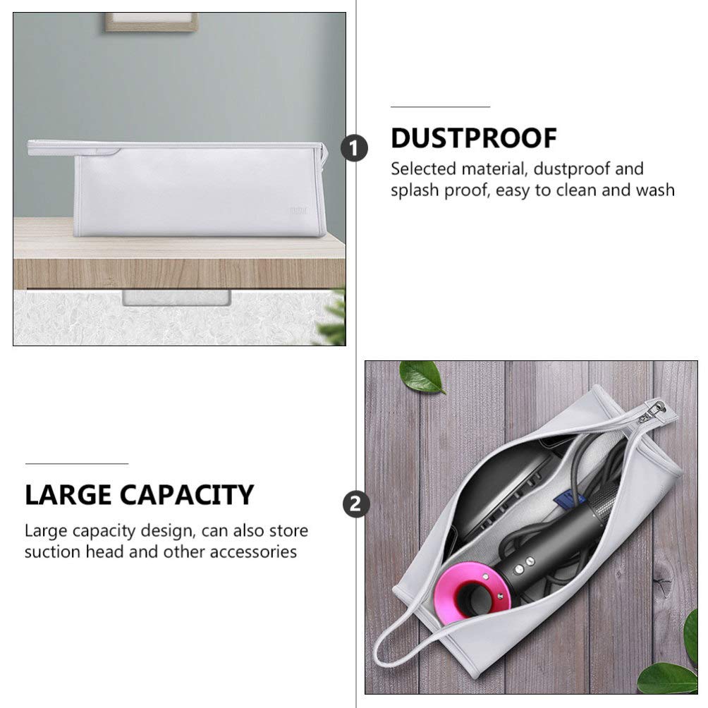 Portable Hair Dryer Storage Bag - Travel Nylon Case for Blow Dryer & Styling Tools