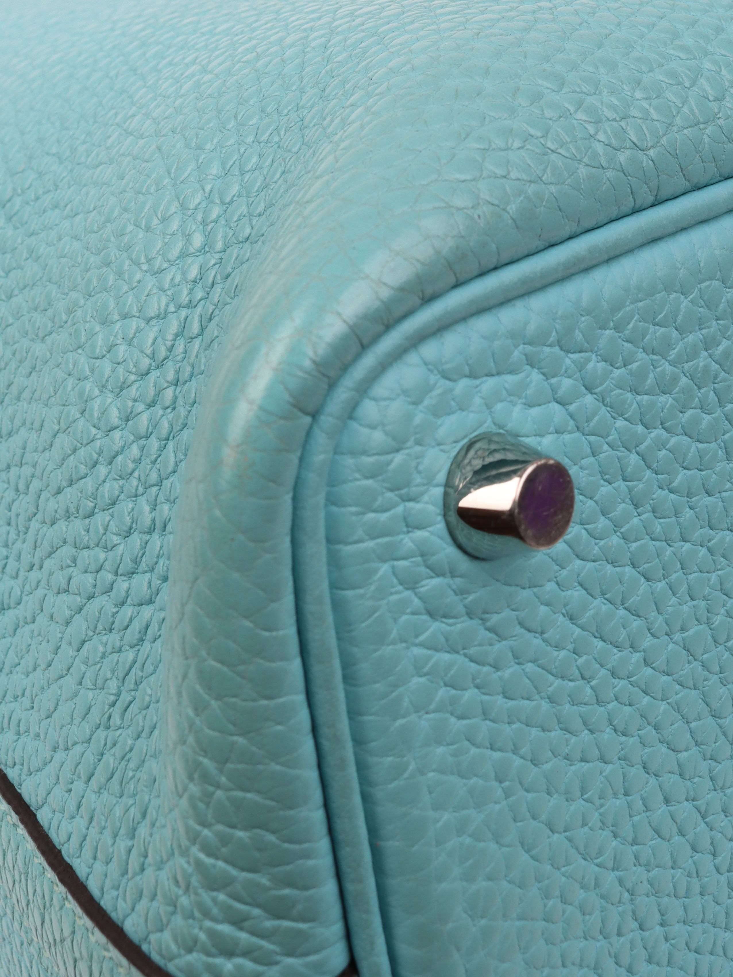 Authentic Hermes Picotin Lock 18 Bag - 3P Bleu Atoll with X Stamp & Palladium Hardware | Luxury Crossbody Tote for Women | Perfect for Everyday Use, Shopping & Travel