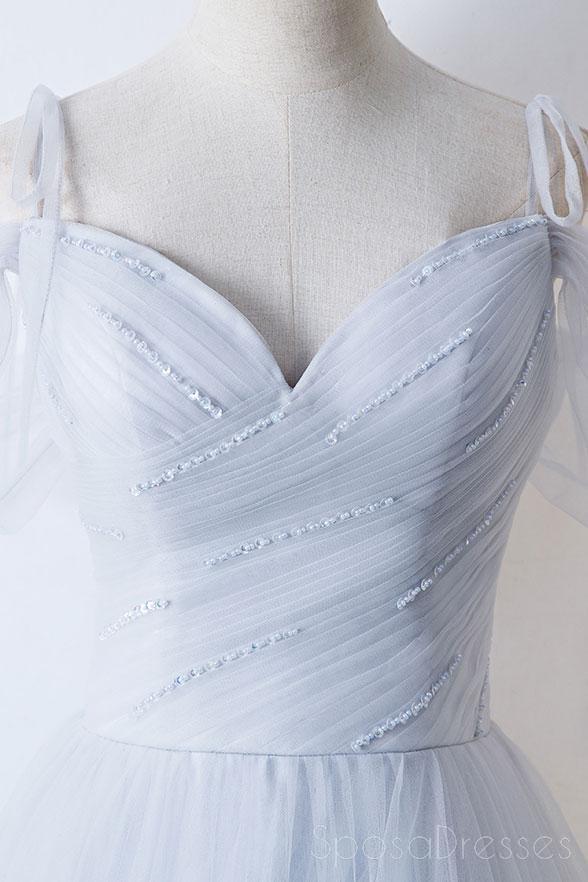 Elegant Off Shoulder Pale Blue Tulle A-Line Long Prom Dress for Evening Parties | Custom Made Formal Gown 18626 | Perfect for Prom Night, Homecoming, Weddings & Special Occasions