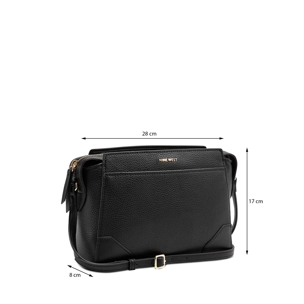 Nine West Brooklyn Jet Set Crossbody Bag for Women - Stylish & Lightweight Shoulder Purse - Perfect for Travel, Work & Everyday Use
