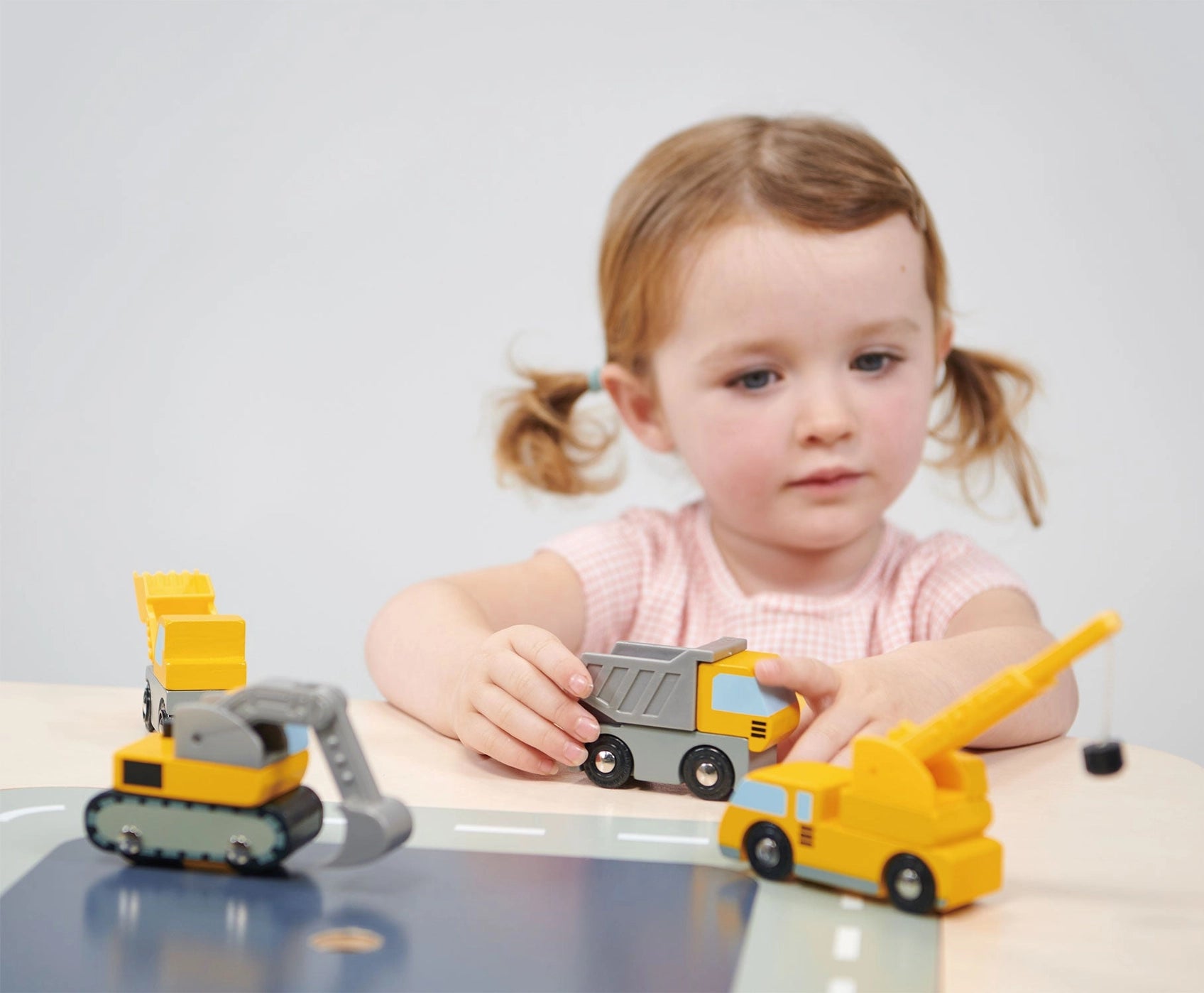 Best Wooden Toy Vehicles for Kids - Construction Trucks & Cars Building Set - STEM Learning Toys for Toddlers - Perfect for Pretend Play, Birthday Gifts & Classroom Activities
