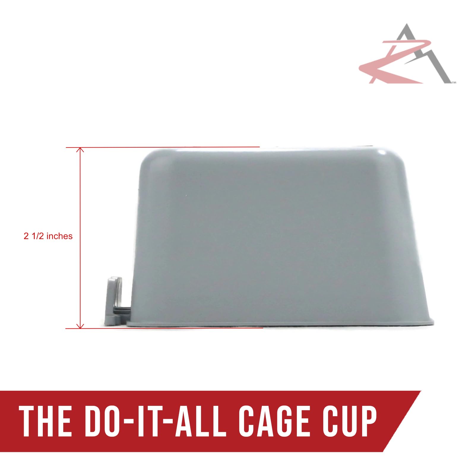 Durable Plastic Gray Cage Bowls - 12-Pack for Farm Animals & Pets | Feeding & Watering Solution