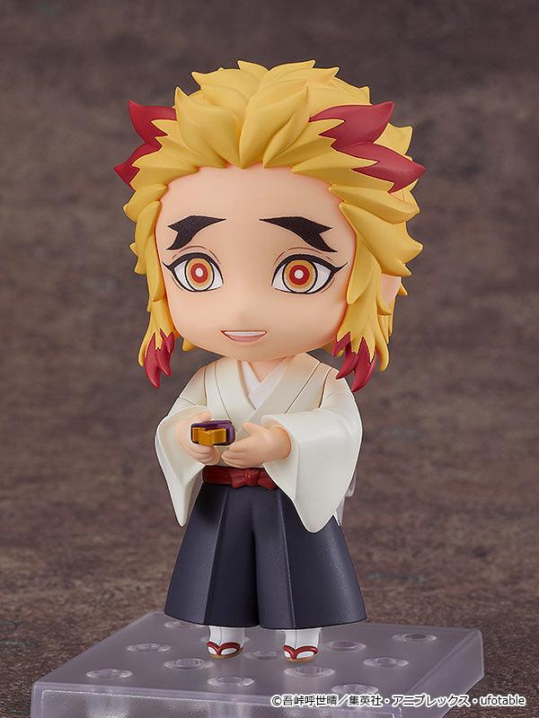 Demon Slayer: Kimetsu no Yaiba Senjuro Rengoku Nendoroid Action Figure 2092 - Anime Collectible for Fans, Perfect for Display & Gift Giving